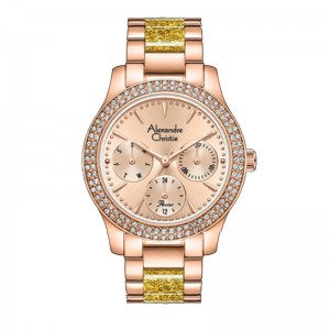 Alexandre Christie AC 2932 Full Rosegold Ivory New BFBRGLNLO